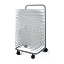 Paint Art Drying Rack on Wheels - 25 Plastic Racks (A3 Paper Size)