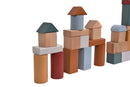 Zookabee Wooden Blocks 50pc - with Shape Sorter Lid