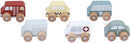 Zookabee Wooden Vehicle Car Set 6pc with a Carry Bag