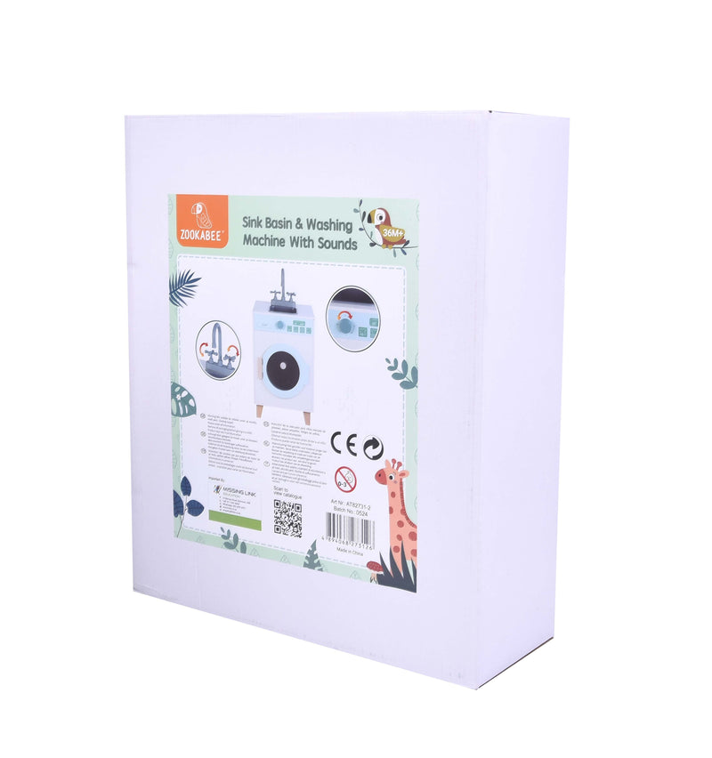 Zookabee Washing Machine & Sink with Sounds