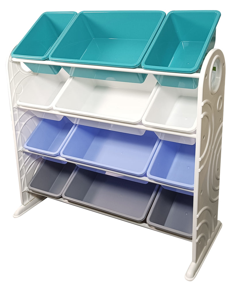 Kids Storage Organiser for Toys and more - 12 Bins (7709533765787)