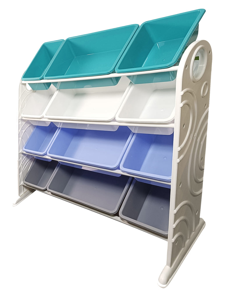 Kids Storage Organiser for Toys and more - 12 Bins (7709533765787)