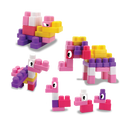 SUNTA Girls Building Blocks Round Edges & Stickers - 42 Pieces In Carry Bag (7808192577691)