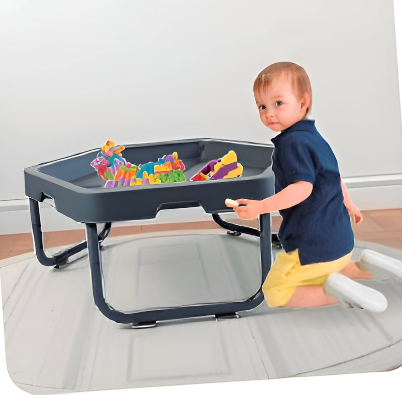 Sand and Water Play Table - Hexagonal Shape - Grey