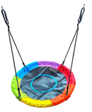 Playfree Saucer Tree Swing for Kids & Adults – 100cm - Rainbow