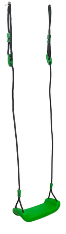 PLAYFREE Plastic Swing Seat with Rope - Green