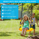 PLAYFREE Plastic Swing Seat With Rope - YELLOW