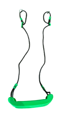 PLAYFREE Plastic Swing Seat with Rope - Green
