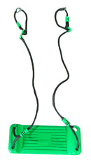PLAYFREE Plastic Swing Seat with Rope - Green