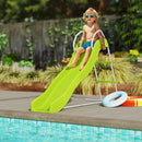 PLAYFREE Kids 6ft 1.8m Wavy Slide With Water Splash Feature