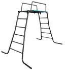 PLAYFREE Climbing Frame Bridge Platform with Handle Bars and Swing Hooks