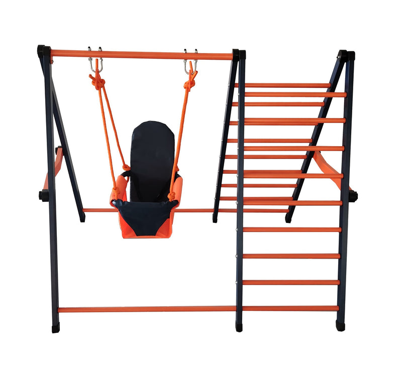 PLAYFREE Climbing Frame with Swing