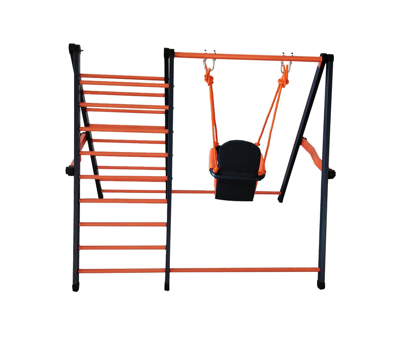 PLAYFREE Climbing Frame with Swing