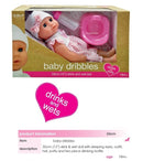 Dollsworld Baby Dribbles Drink & Wet Doll 30cm (12")