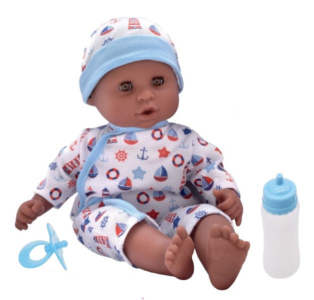Dollsworld African Boy Joy Doll 38cm (15”) with Sailor Outfit