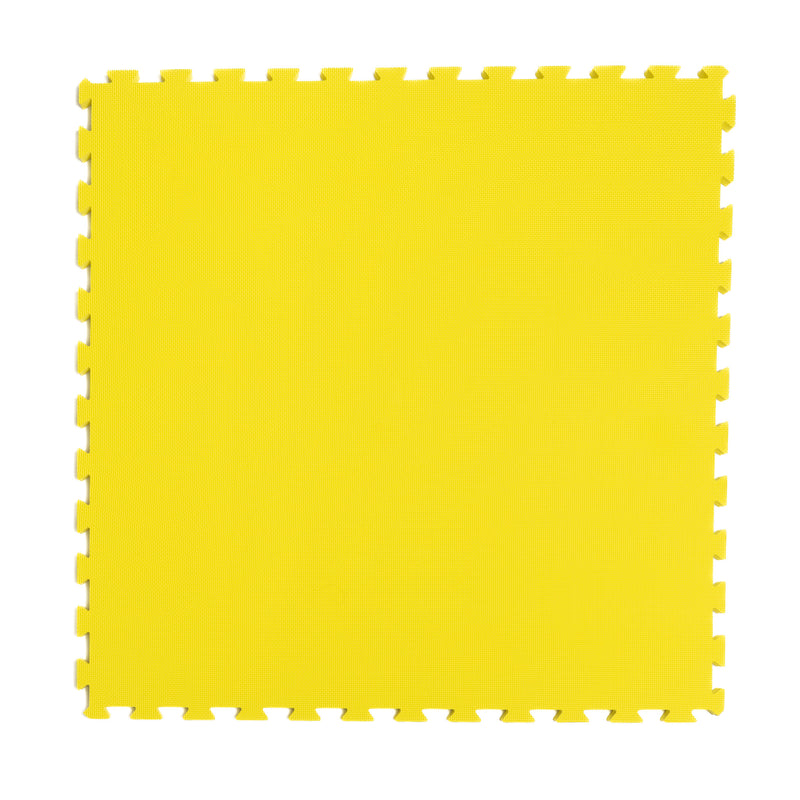 Sunta X-Large EVA Interlocking Exercise Gym Mat - Yellow -(Each)-1000x1000x20mm