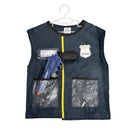 Policeman-Police Officer Role Play Costume with Toy Gun - Vest Design