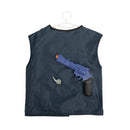 Policeman-Police Officer Role Play Costume with Toy Gun - Vest Design