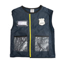 Policeman-Police Officer Role Play Costume with Toy Gun - Vest Design