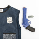 Policeman-Police Officer Role Play Costume with Toy Gun - Vest Design