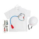 Doctor Role Play Costume With Hat, Stethoscope And Accessories