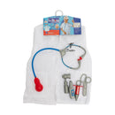 Doctor Surgeon Role Play Costume Set With Accessories - White Short Sleeve