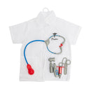 Doctor Surgeon Role Play Costume Set With Accessories - White Short Sleeve