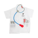 Doctor Surgeon Role Play Costume Set With Accessories - White Short Sleeve
