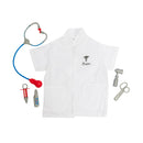 Doctor Surgeon Role Play Costume Set With Accessories - White Short Sleeve