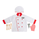 Chef Role Play Costume Double Breast Coat With Chefs Hat