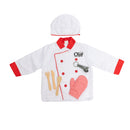 Chef Role Play Costume Double Breast Coat With Chefs Hat
