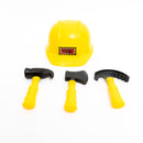 Construction Worker Yellow Role Play Costume With Helmet & Tools
