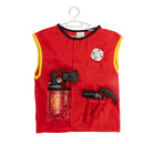 Fireman Role Play Costume With Accessories -Vest Design