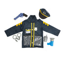 Policeman - Police Officer Costume With Toy Gun & Loudspeaker - Deluxe
