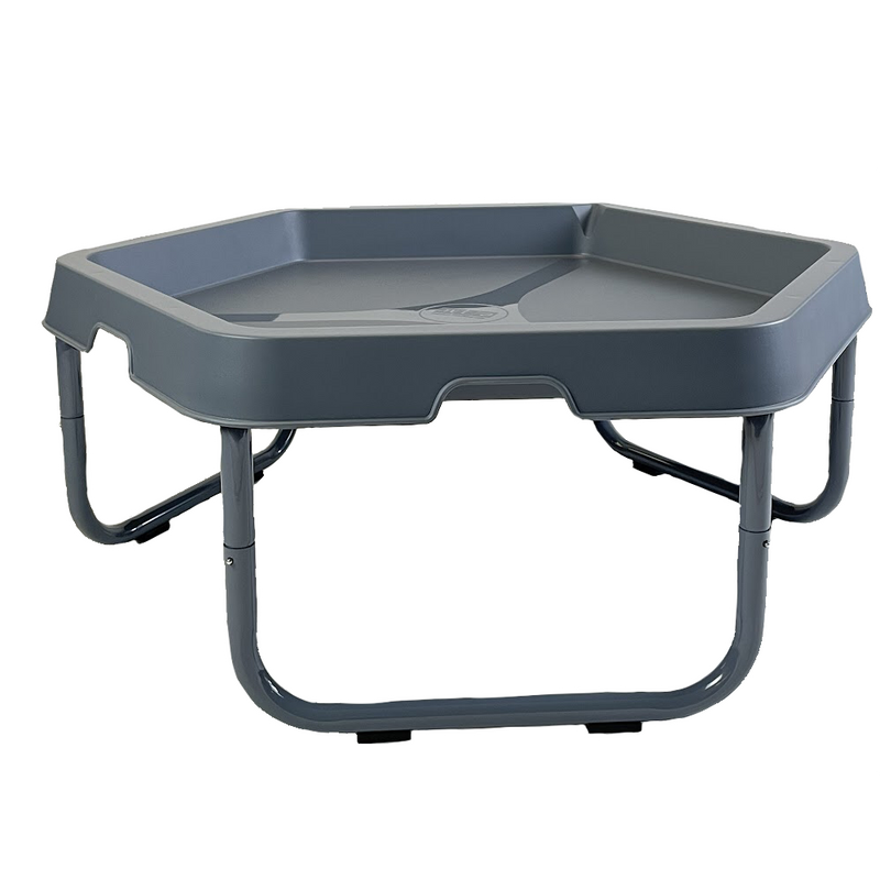 Sand and Water Play Table - Hexagonal Shape - Grey