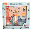 Zookabee Wooden Calendar & Weather Clock
