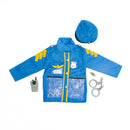 Policeman-Police Officer Costume Set With Accessories - Deluxe - Light Blue