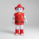 Fireman Role Play Costume With Hat - Vest Design
