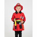 Fireman Role Play Costume Set With Hosepipe And Accessories