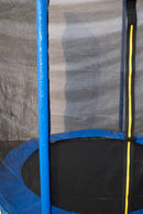 PLAYFREE 8ft 2.44m Trampoline With Steel Frame Enclosure