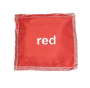 Color Bean Bags Set Of  4 - Single Sided Print Of Color Name.