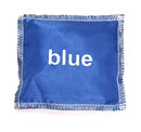 Color Bean Bags Set Of  4 - Single Sided Print Of Color Name.