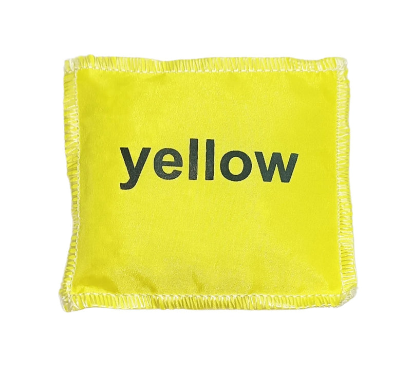 Colour Bean Bags Set Of  4 - Single Sided Print Of Colopour Name.