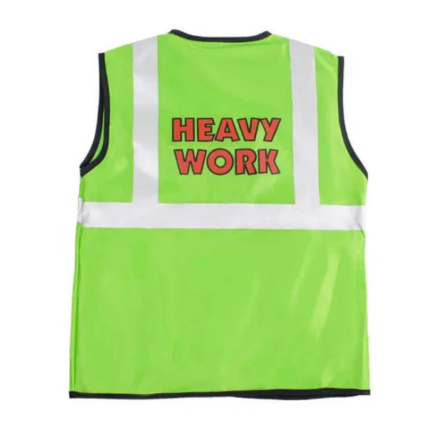Construction Worker Role Play Costume Set With Tools - Green