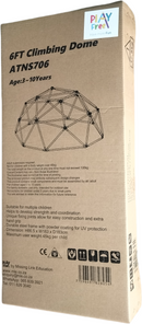 PLAYFREE Heavy Duty 6ft Steel Climbing Frame Dome