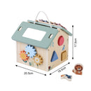Birch & Bloom 6-in-1 Wooden Activity House