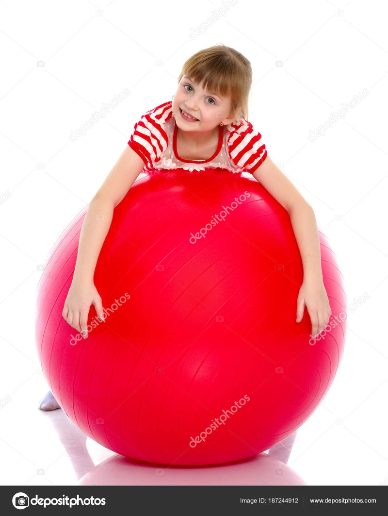 Exercise Yoga Gym Ball Anti Burst - Light Red