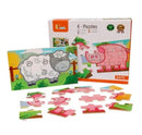 Viga Wooden Farm 4 Puzzle Box