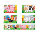 Viga Wooden Farm 4 Puzzle Box