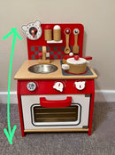 Viga Wooden Mini Toy Kitchen Set With Accessories